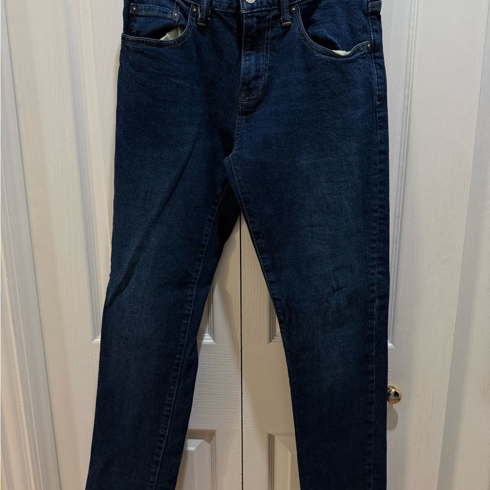 GAP Men's Dark Blue Straight Jeans